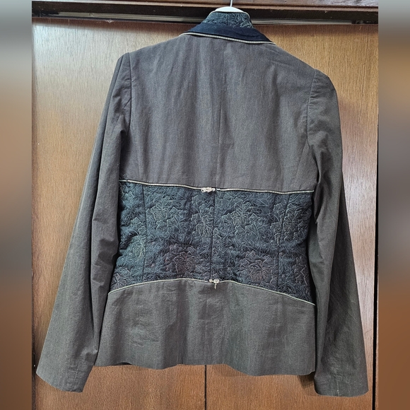 Hussein Chalayan, A/W 2003 Cotton Zipped Blazer Jacket - Picture 4 of 12